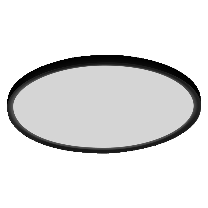 LED Bathroom Ceiling 300mm Black Click-CCT