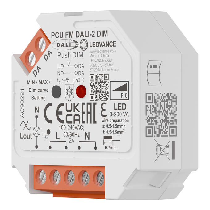 PUSH CONTROL UNIT FM DALI-2 DIM