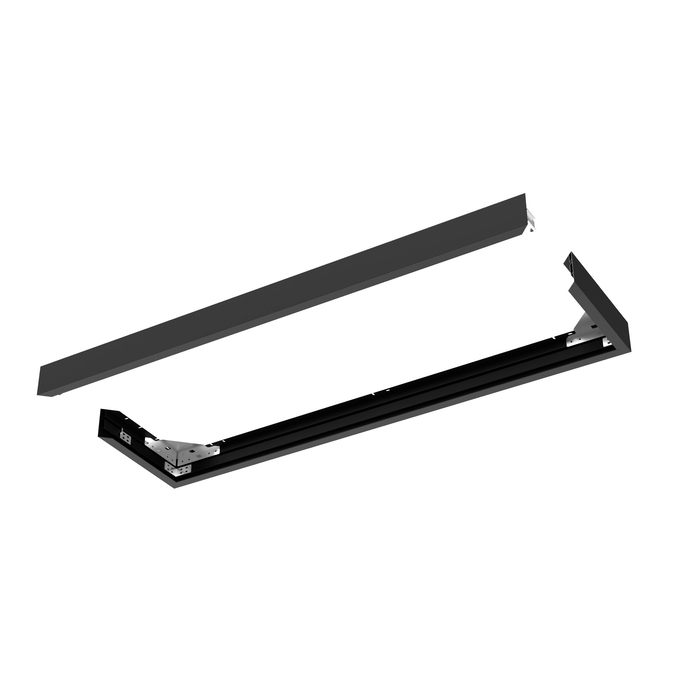 PANEL  1200 SURFACE MOUNT KIT H75 BK