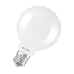 LED Classic Globe 95 100 Filament DIM P 11W 827 Frosted E27 white, diagonal, LEDVANCE logo (thumbnail)