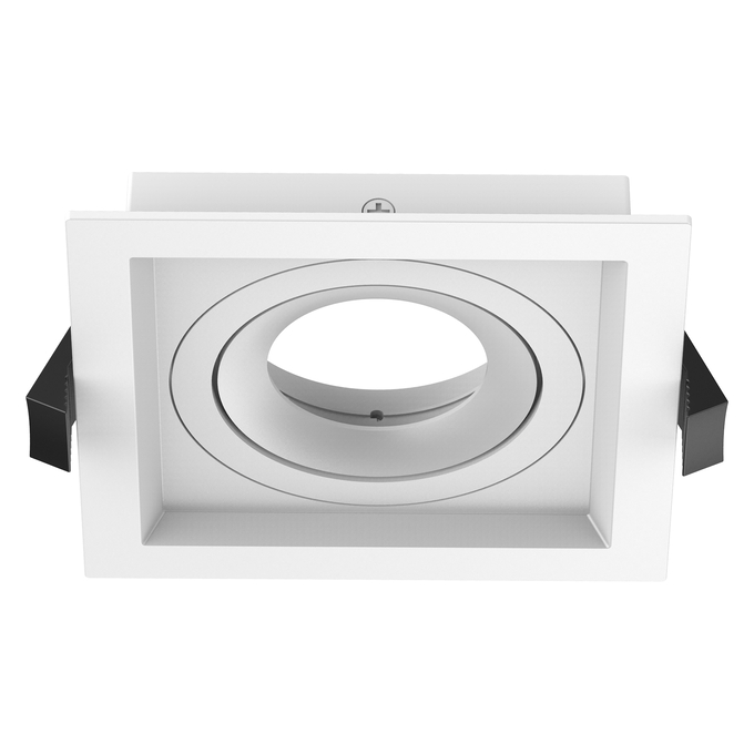 SPOTLIGHT MODULAR SQUARE TILT TRIM 95° BRANCO