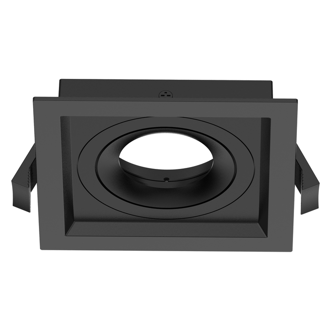 SPOTLIGHT MODULAR SQUARE TILT TRIM 95° PRETO
