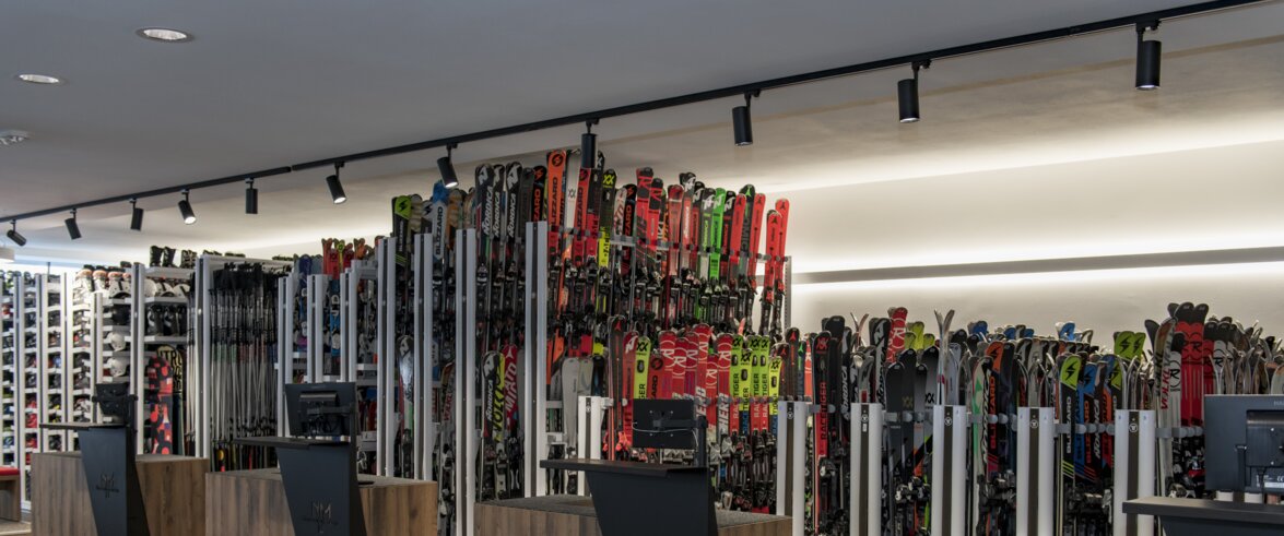 New Illumination of Ski Rental Shop Noleggio by Maestri