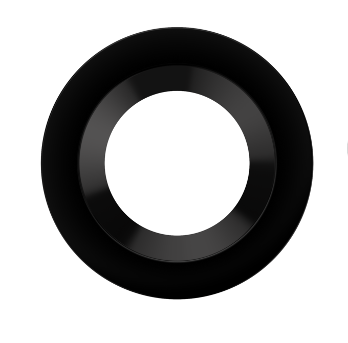 RT TRIM RING 8IN BLK