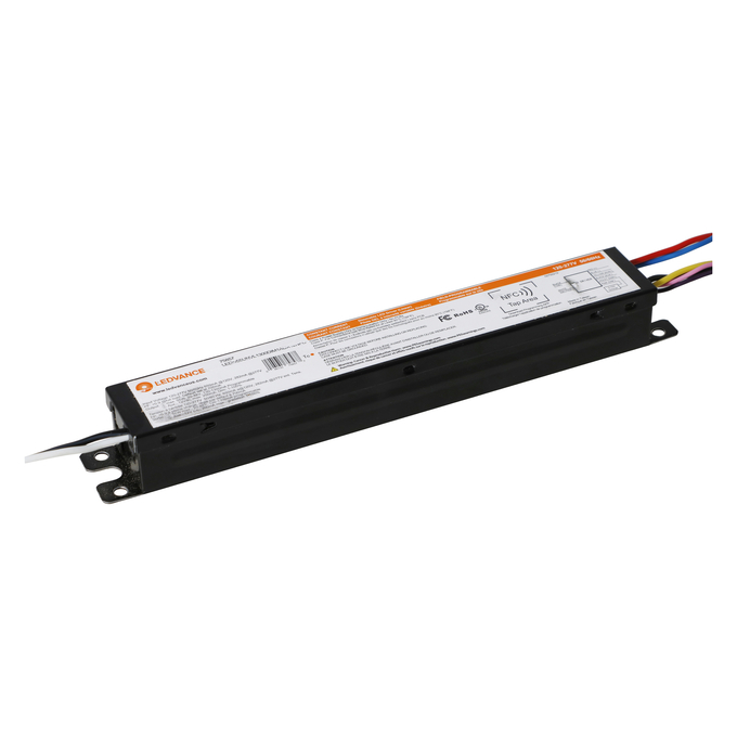 LED NFC PROGRAMMABLE DRIVER LINEAR 55W UNV 1300mA DIM1 AUX12  white, diagonal