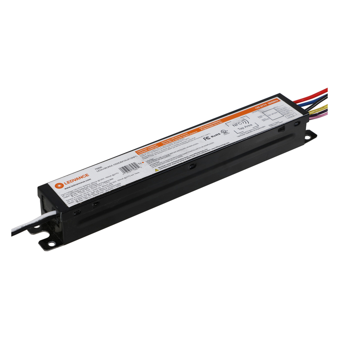 LED NFC PROGRAMMABLE DRIVER LINEAR 36W UNV 1000mA DIM1 AUX12  white, diagonal
