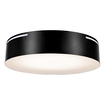 Flush Mount with Night Ring Black & White white, visualized function (thumbnail)