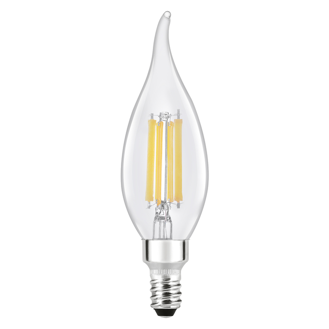 TruWave® B10  B10 2W CANDELABRA BENT DIM CL 3500K 2PK