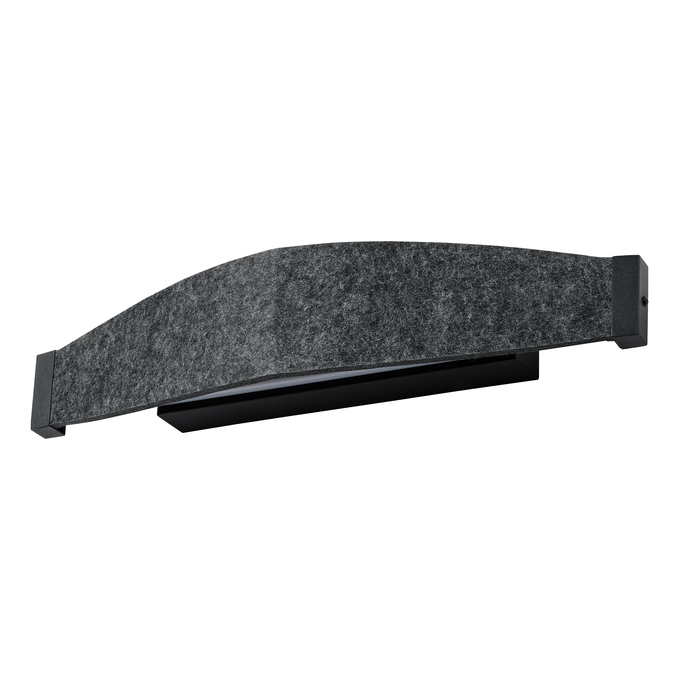 Decor Flat Felt Wall 13W 830 Dark Grey