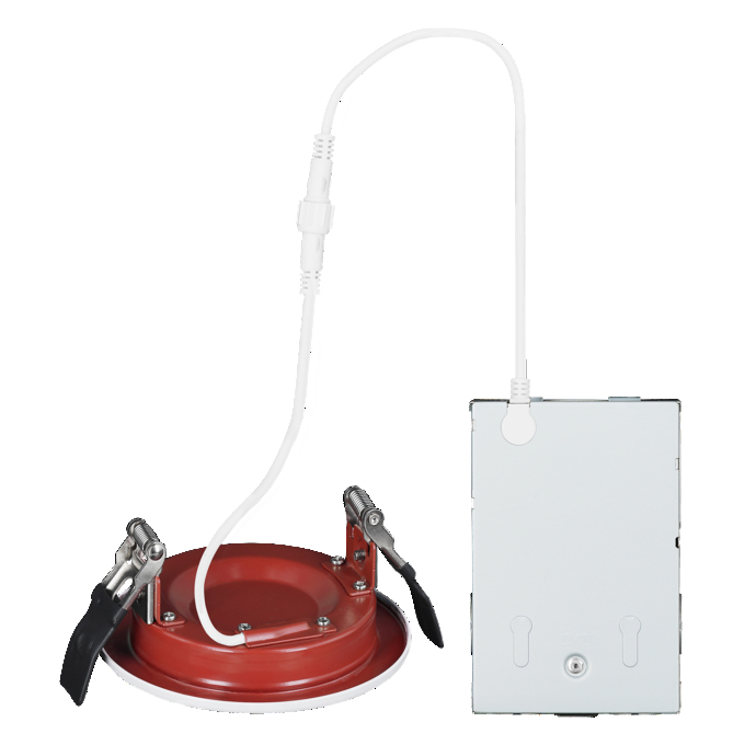 LEDMD BLAZEGUARD 4" 5CCT 800LM 120V white, top view