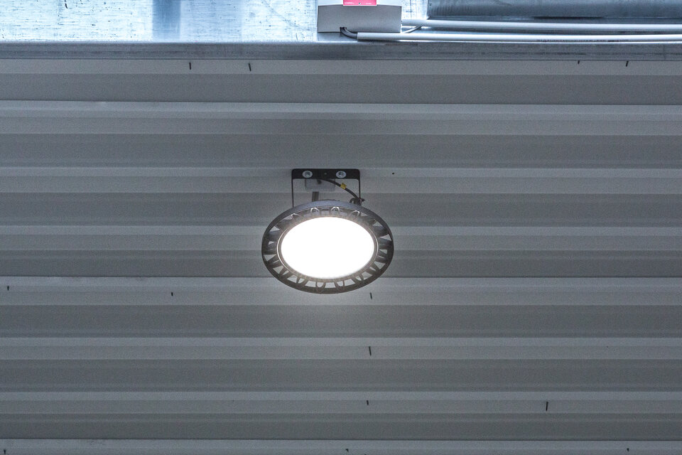 Krachtige LED verlichting met hoge lichtopbrengst voor nieuwe loods